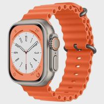 Pulseira Silicone Oceano Compativel Apple Watch 42mm 44mm 45mm 49Mm