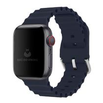 Pulseira Silicone Oceano Fivela Compatível com Apple Watch
