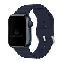 Pulseira Silicone Oceano Fivela Compatível com Apple Watch