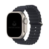 Pulseira Silicone Oceano Fivela Compatível com Apple Watch - Baú do Viking