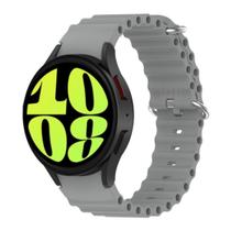 Pulseira Silicone Ondulada Confortável Para Watch6 44Mm