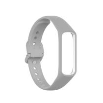 Pulseira Silicone Para Galaxy Fit 2 R220 Cor Cinza Claro - 123smart