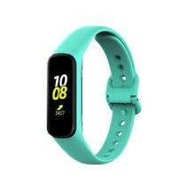 Pulseira Silicone Para Galaxy Fit 2 R220 Cor Verde Àgua - 123smart