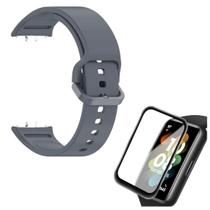 Pulseira Silicone Para Galaxy Fit 3 + Pelicula Silicone