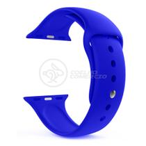 Pulseira Silicone para Smartwatch 42mm e 44mm - Azul Escuro