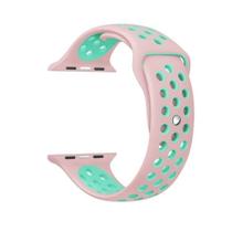 Pulseira Silicone Rosa com furinho Verde Pulseira Silicone Rosa com furinho Verde
