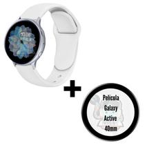 Pulseira Silicone Samsung Galaxy Watch Active +pelicula Nano - Imagine Cases