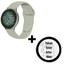 Pulseira Silicone Samsung Galaxy Watch Active +pelicula Nano - Imagine Cases