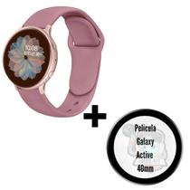 Pulseira Silicone Samsung Galaxy Watch Active +pelicula Nano - Imagine Cases