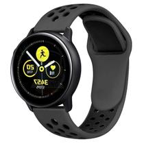 Pulseira Silicone Sport Furadinha Compatível com Galaxy Watch Active 1 E 2