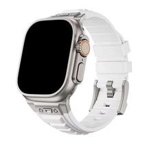 Pulseira Silicone Square Robusta Compatível com Watch Ultra