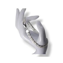 Pulseira Silver Thick Double Grumet