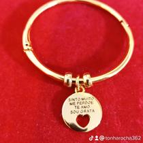 Pulseira sinto muito me perdoe te amo sou grata Pulseira sinto muito me perdoe te amo sou grata