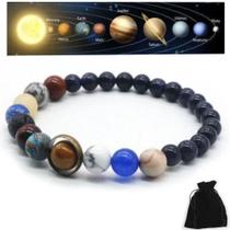 Pulseira Sistema Solar 8 Planetas Galaxia +