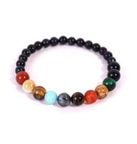 Pulseira Sistema Solar 8 Planetas Galaxia Yoga P7613