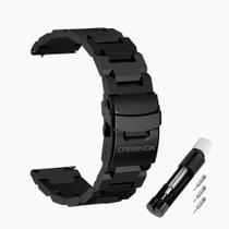 Pulseira Smartwatch CARBINOX - 22mm em Aço Inoxidável Pulseira Smartwatch CARBINOX - 22mm em Aço Inoxidável