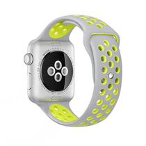 Pulseira Sport Band Ap Watch 38mm 40mm Pulseira Sportiva Silicone Cinza Verde Pulseira Sport Band Ap Watch 38mm 40mm Pulseira Sportiva Silicone Cinza Verde