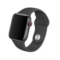 Pulseira Sport Lisa Silicone Compatível Apple Watch e IWO 42mm, 44mm, 45mm e 49mm