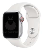 Pulseira Sport SM Branca Compatível Apple Watch 44mm - Baú do Viking