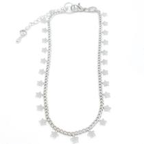Pulseira Star Com Estrelas Folheado A Rodio Pulseira Star Com Estrelas Folheado A Rodio