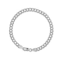 Pulseira Sterling Silver Twin Charm, 8