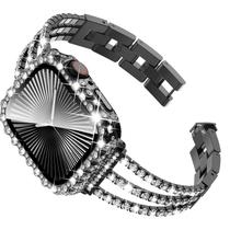 Pulseira Surace Metal para Apple Watch Series 10 42 mm para mulheres Pulseira Surace Metal para Apple Watch Series 10 42 mm para mulheres