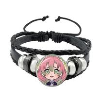 Pulseira Tanjiro Kamado Demon Slayer - Cosplay com Cabochão de Vidro