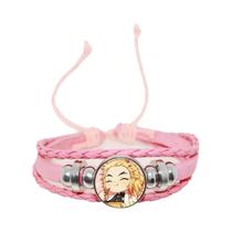 Pulseira Tanjiro Kamado Demon Slayer - Cosplay com Cabochão de Vidro