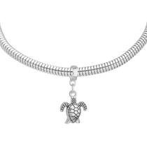 Pulseira Tartaruga Berloque Banhado a Prata 925 Pulseira Tartaruga Berloque Banhado a Prata 925