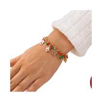 Pulseira Temática De Natal Para Mulheres E Homens Com Floco De Neve, Árvore, Cervo, Papai Noel, Pulseira Temática De Natal Para Mulheres E Homens Com Floco De Neve, Árvore, Cervo, Papai Noel,