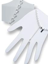 Pulseira Tendência Folhada Prata925/ouro Sem18k semijoia Garantia 1un Pulseira Tendência Folhada Prata925/ouro Sem18k semijoia Garantia 1un