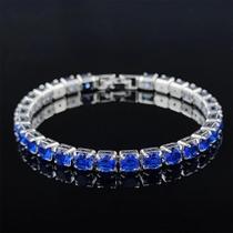 Pulseira Tennis Em Ouro Rosê E Prata 3mm 4mm 5mm Rosa Azul Verde Vermelho Para Mulheres, Joia Para Pulseira Tennis Em Ouro Rosê E Prata 3mm 4mm 5mm Rosa Azul Verde Vermelho Para Mulheres, Joia Para