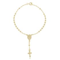 Pulseira Terço Banhada a Ouro Com Garantia Pulseira Terço Banhada a Ouro Com Garantia