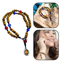 Pulseira Terço Carlo Acutis Madeira 4 mm Pulseira Terço Carlo Acutis Madeira 4 mm