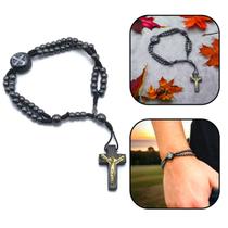 Pulseira Terço De Pulso Hematita São Bento