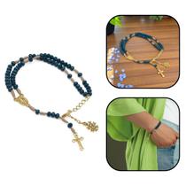 Pulseira Terço Nossa Senhora das Graças Cristal 4 mm Pulseira Terço Nossa Senhora das Graças Cristal 4 mm