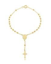 Pulseira Terço Religioso Prata925 Ouro18k Garantia 12 Meses