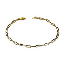 Pulseira Tijolinho de quina de mueda antega 3mm Pulseira Tijolinho de quina de mueda antega 3mm