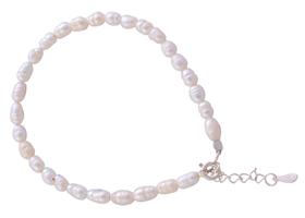 Pulseira Toda Perola Cultivada + Extensor