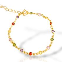 Pulseira Toda Zircônia 2,5mm + Extensor