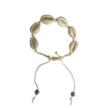 Pulseira Tornozeleira Búzios Naturais Cordão Regulável 30g