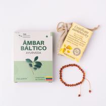 Pulseira Tornozeleira De Âmbar Báltico Adulto Ajustável Elástico Certificado Unissex Mel Conhaque