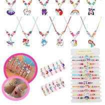 Pulseira Trançada Colorida, 12 Pçs/Set, Pingente, Bracelete, Corda, Conjunto Artesanal Ajustável - GOLFINHO