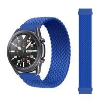 Pulseira Trançada Nylon Elástica para Smartwatch 22mm - Novo