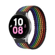 Pulseira Trançada Solo Loop De 20mm 22mm Para Samsung Galaxy Watch 7/6/5/4 pro Active Huawei GT 2 3