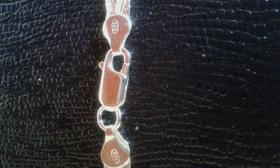 Pulseira Transada Feminina Prata 925 5 Fios 19cm X 7nm
