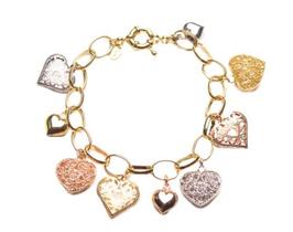 Pulseira Três Tons de Ouro Baummer