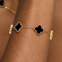 Pulseira trevo 4 folhas cor prata Pulseira trevo 4 folhas cor prata