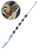 Pulseira Trevo Da Sorte Folheada a Prata 925