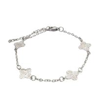 Pulseira Trevo em Aço Inox Hipoalergênica e Resistente Pulseira Trevo em Aço Inox Hipoalergênica e Resistente